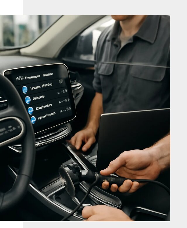 Установка приложений Geely для мультимедиа автомобиля в Кузнецке